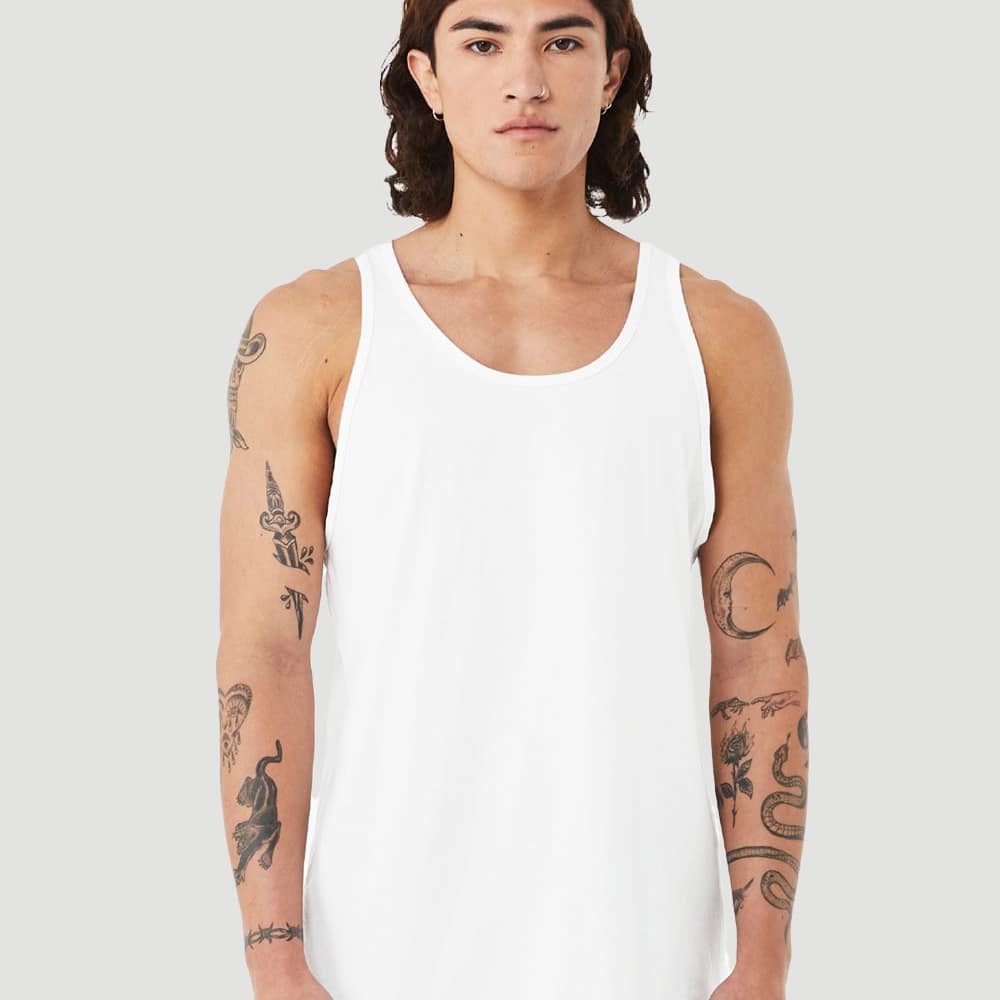 Unisex Heather CVC Tank - 3480CVC