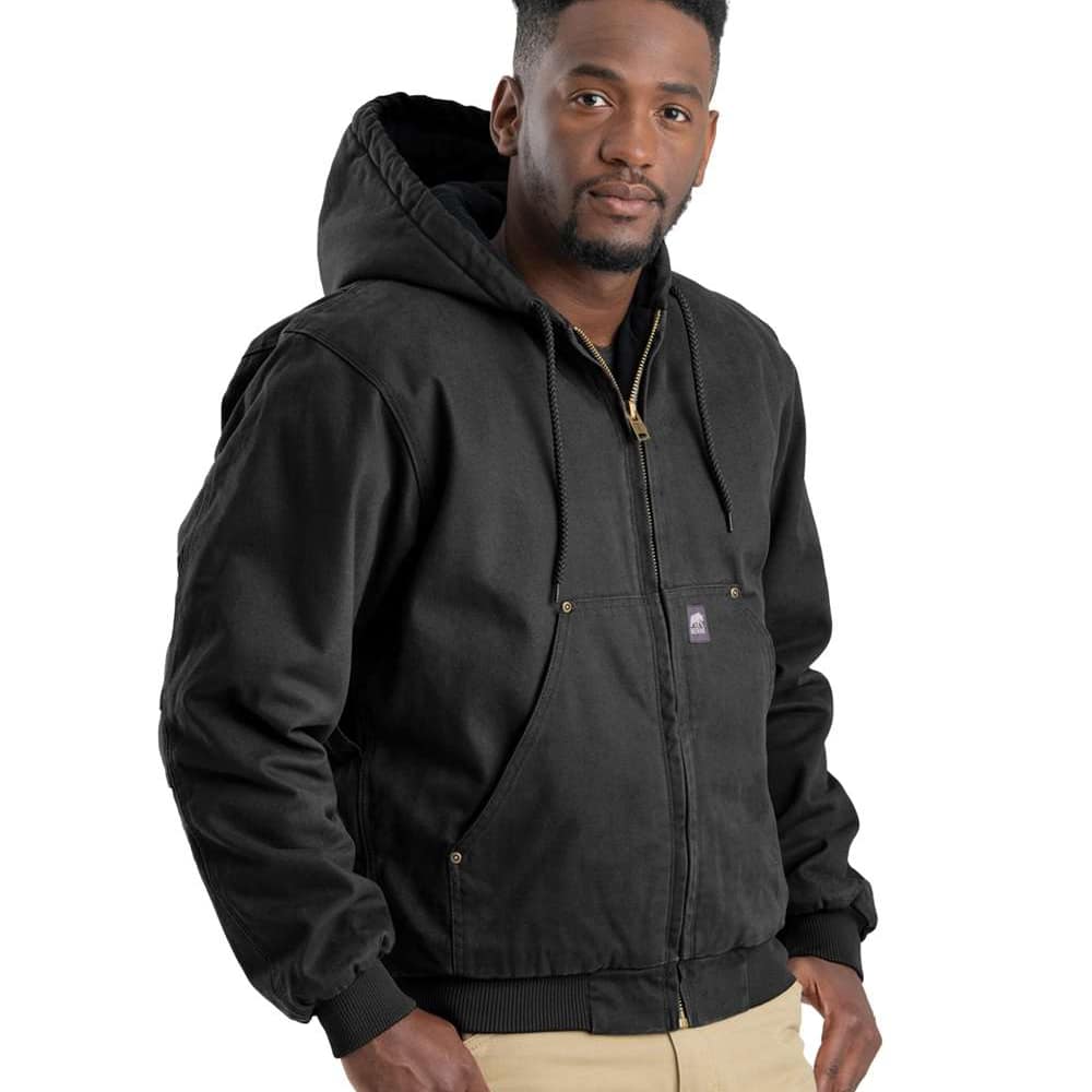 Men's Heartland Washed Cotton Duck Hooded Jacket - HJ375