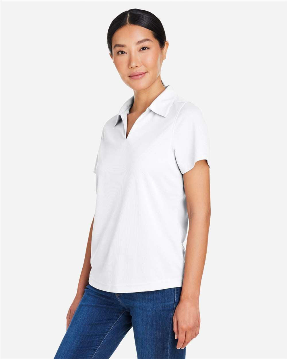 Women's Market Snag Protect Mesh Polo - CE104W - Image 2