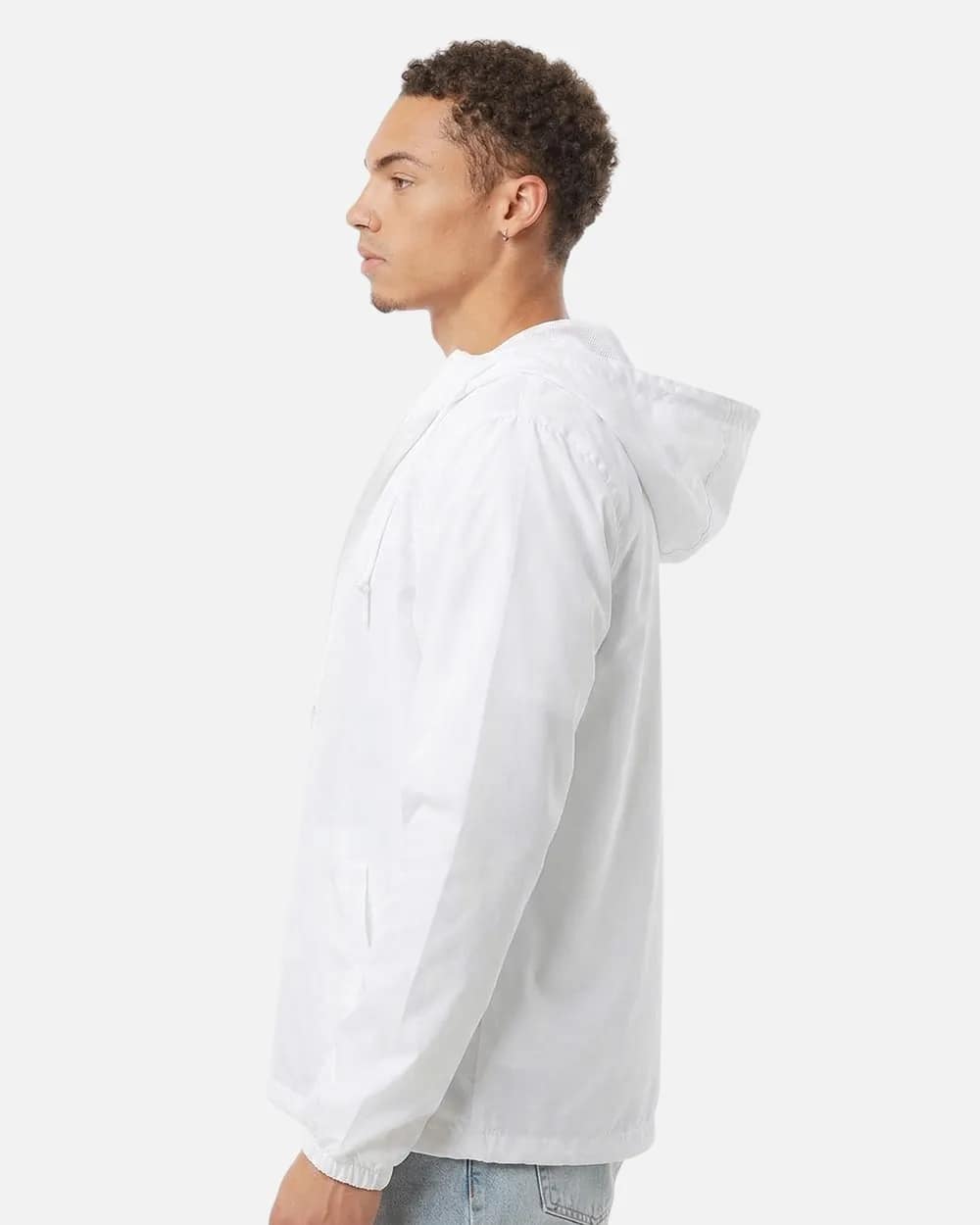 Men's Lightweight Windbreaker Full-Zip Jacket - EXP54LWZ - Image 2
