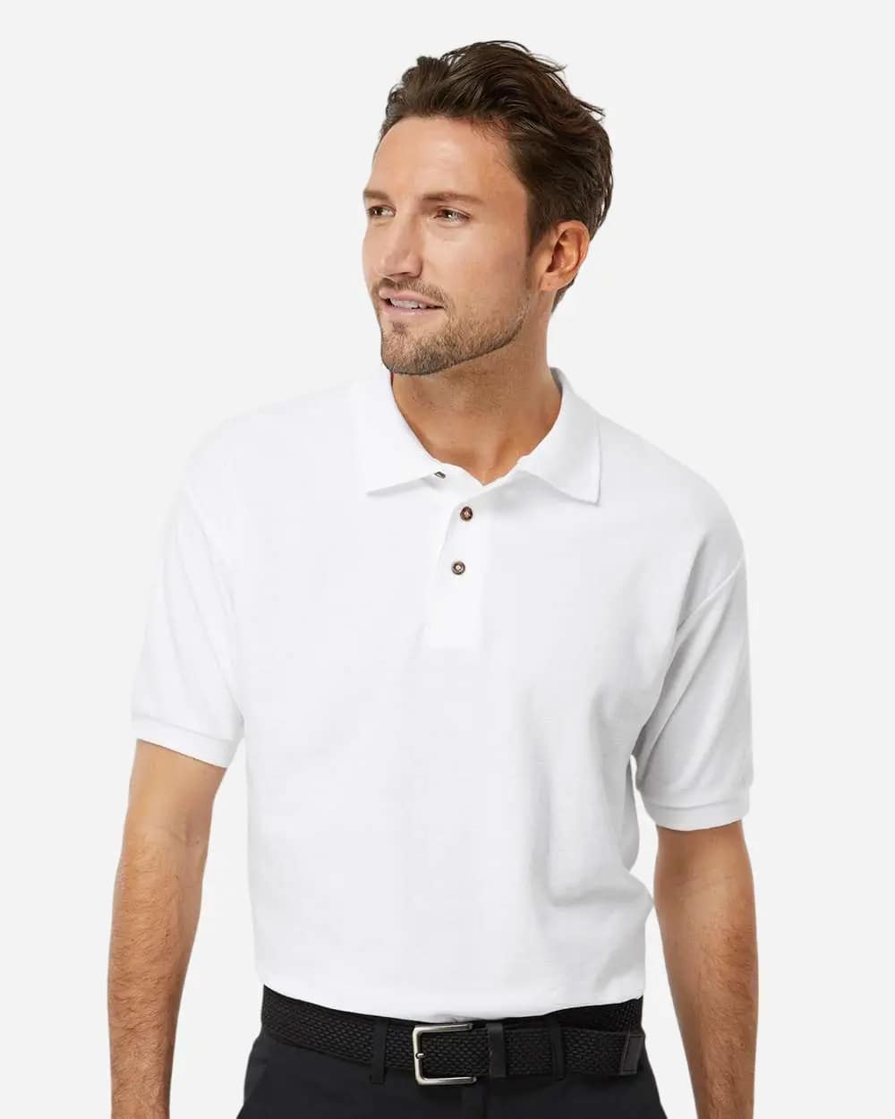 Ring-Spun Piqué Polo - 7002
