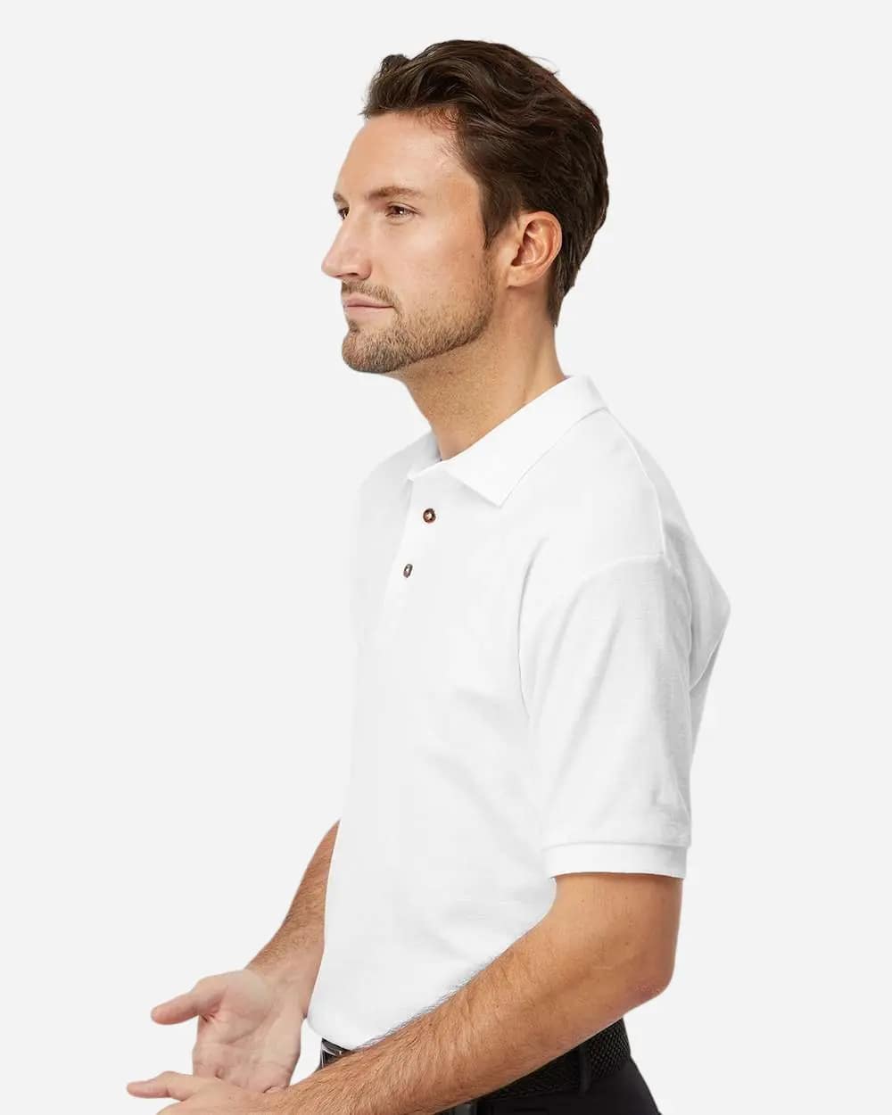 Ring-Spun Piqué Polo - 7002 - Image 2
