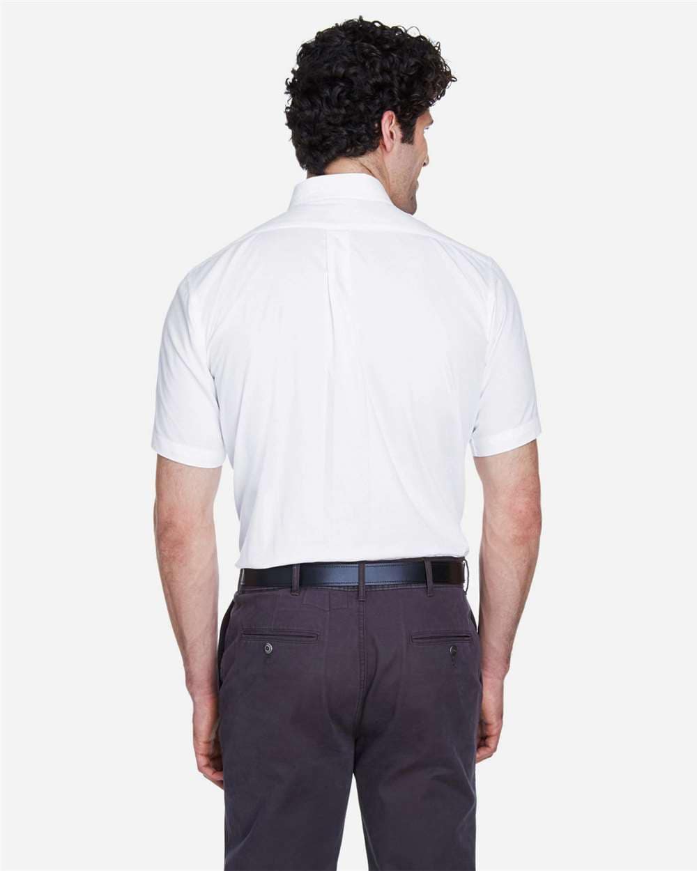 Men's Optimum Short Sleeve Twill Dress Shirt - 88194 - Image 3