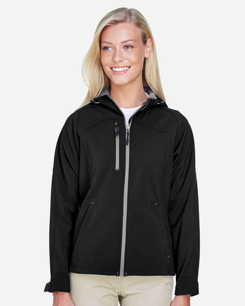 Women's Prospect Two-Layer Fleece Bonded Soft Shell Hooded Jacket - 78166