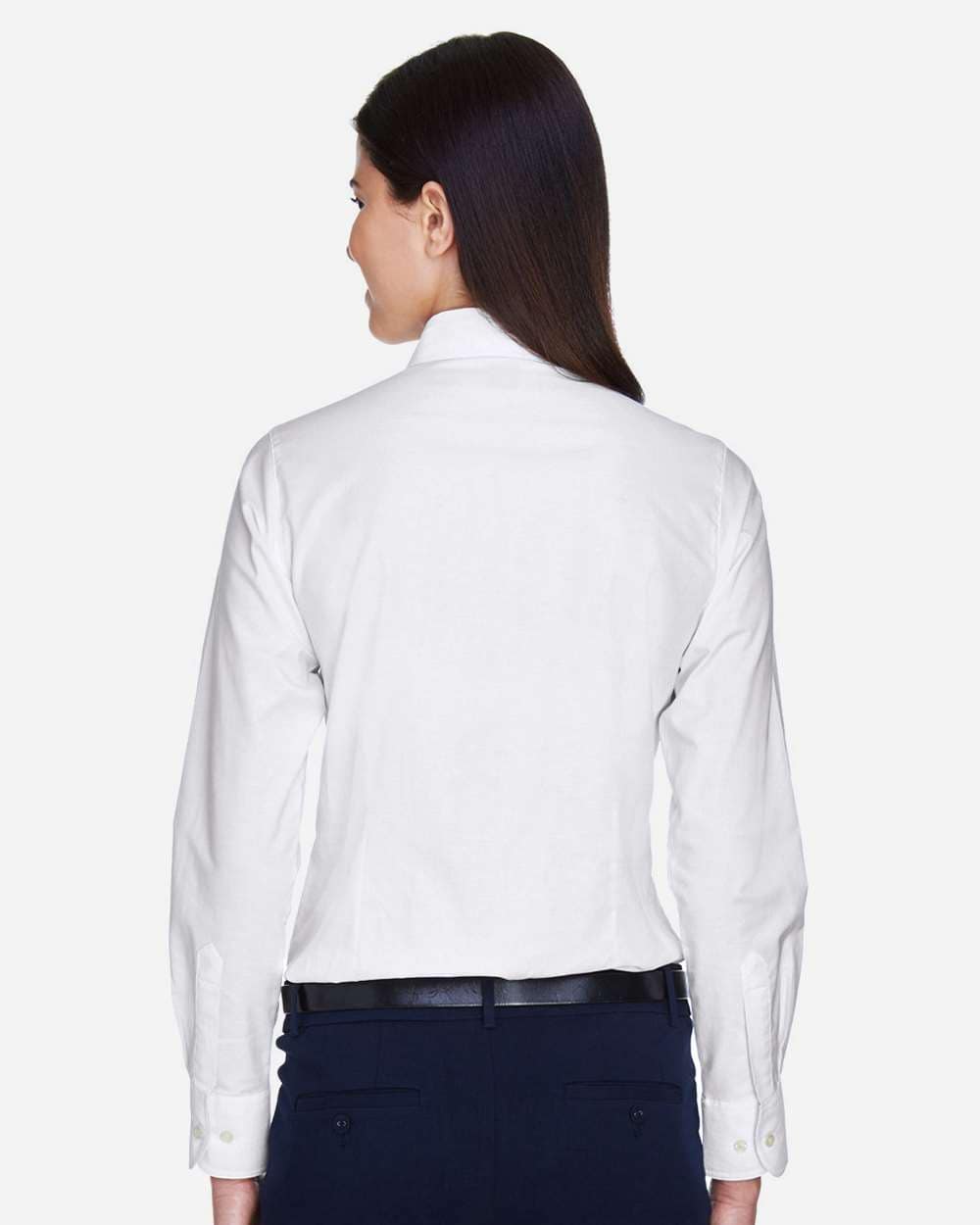 Women's Long Sleeve Oxford Dress Shirt - M600W - Image 3