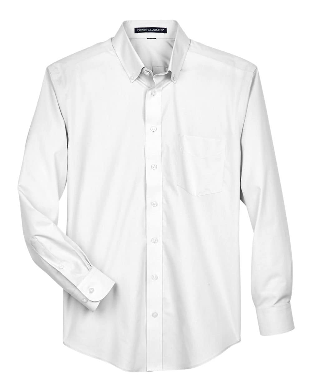 Men's Crown Collection® Broadcloth Woven Dress Shirt - D620 - Image 4