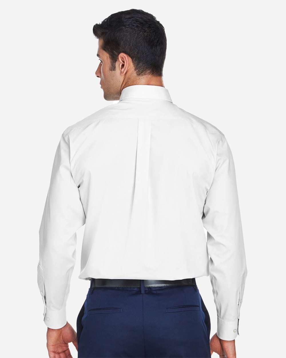 Men's Crown Collection® Broadcloth Woven Dress Shirt - D620 - Image 3