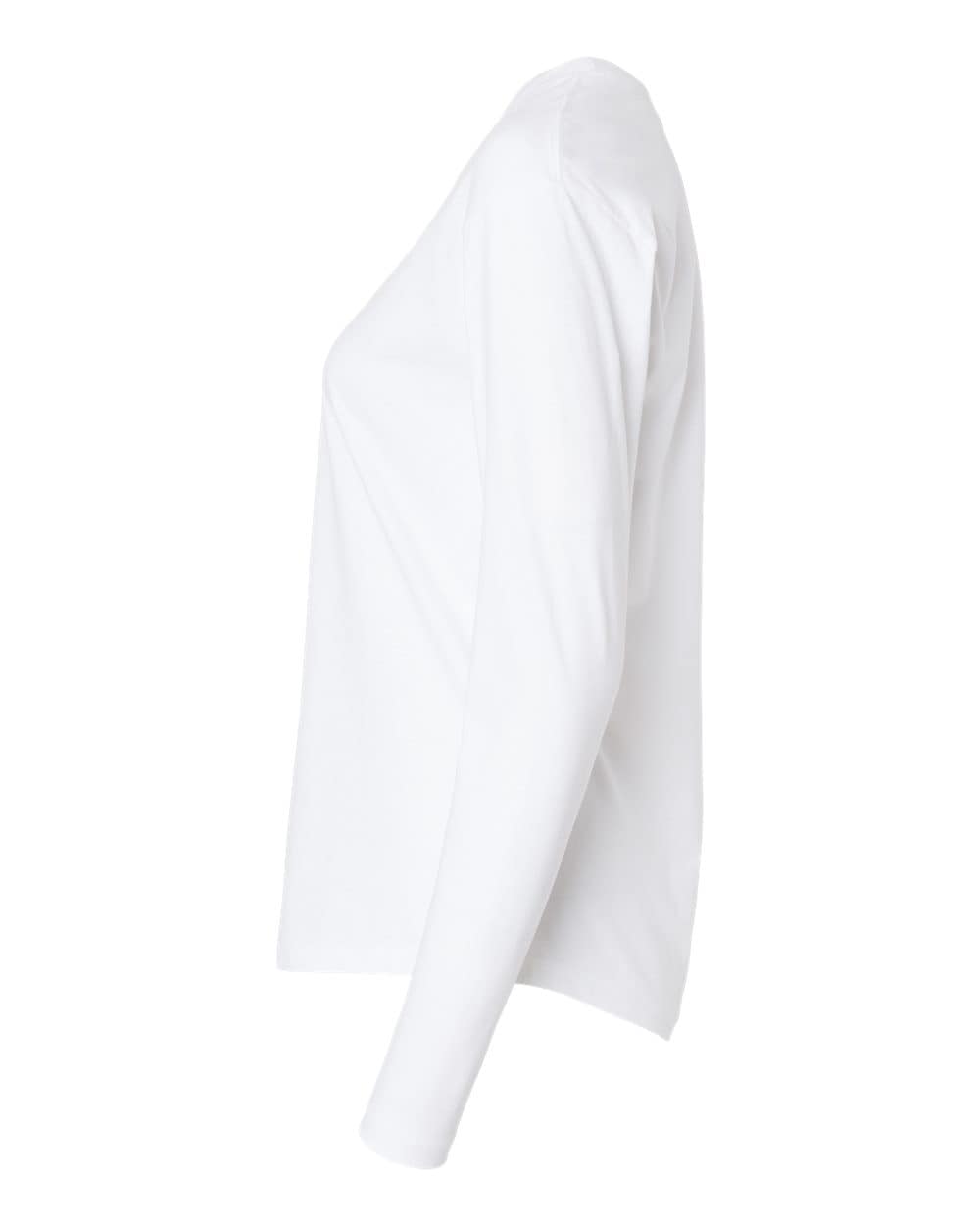 Women's Cotton Relaxed Long Sleeve T-Shirt - 3911 - Image 5