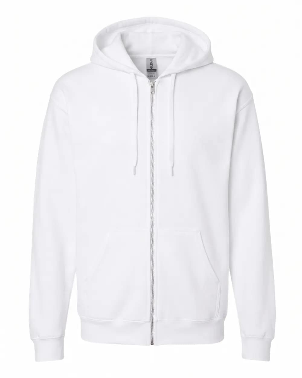 Unisex Softstyle® Full-Zip Hooded Sweatshirt - SF600 - Image 4