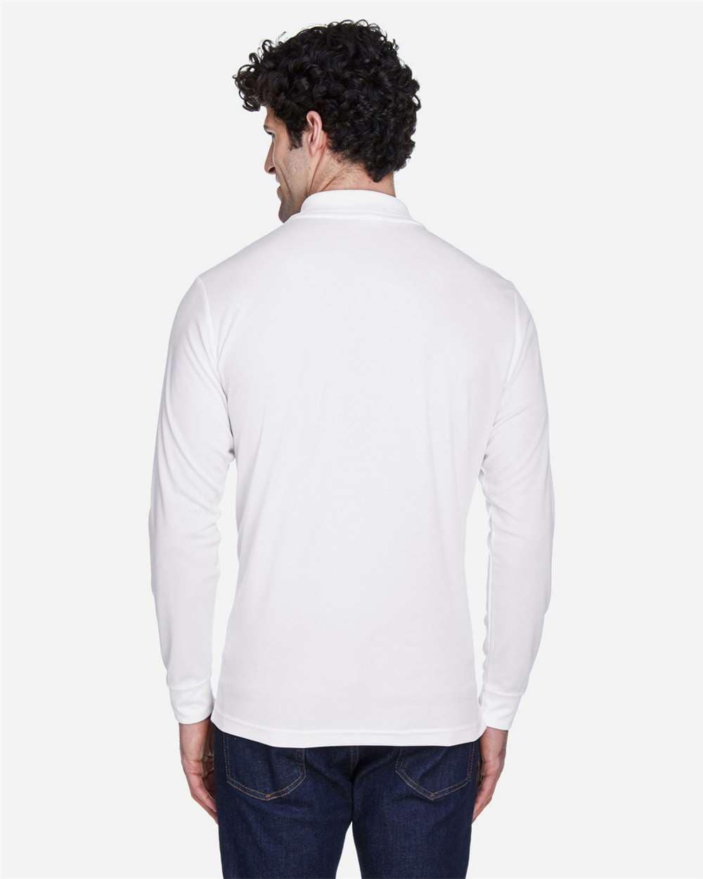 Men's Pinnacle Performance Long Sleeve Piqué Polo - 88192 - Image 3