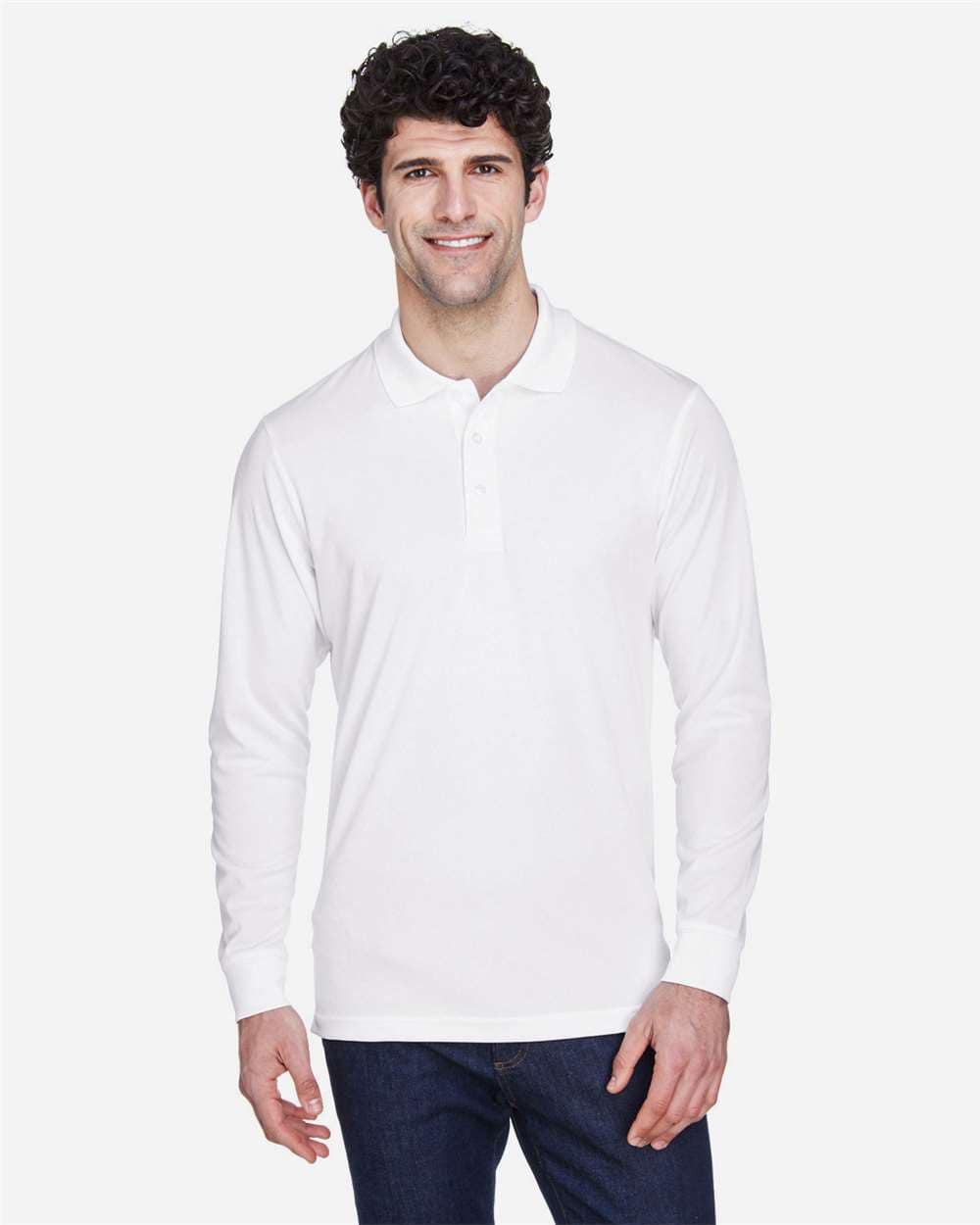 Men's Pinnacle Performance Long Sleeve Piqué Polo - 88192
