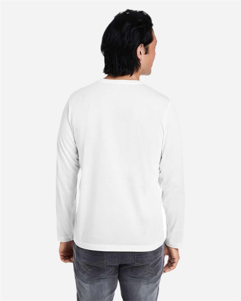 Unisex Fusion ChromaSoft™ Performance Long Sleeve T-Shirt - CE111L - Image 3