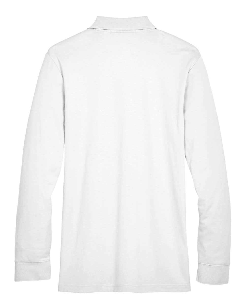 Men's CrownLux Performance® Plaited Long Sleeve Polo - DG20L - Image 5
