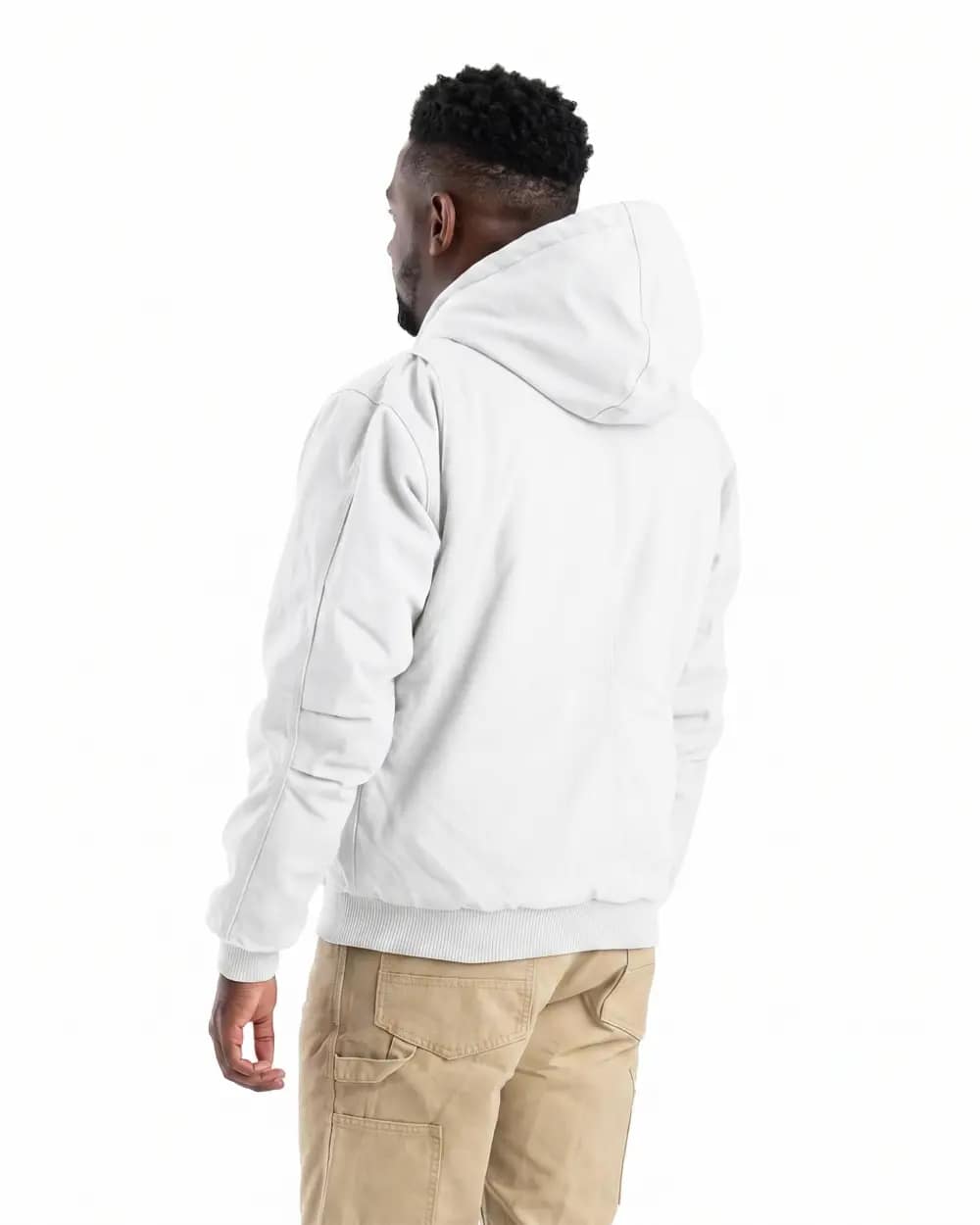 Men's Heartland Washed Cotton Duck Hooded Jacket - HJ375 - Image 3