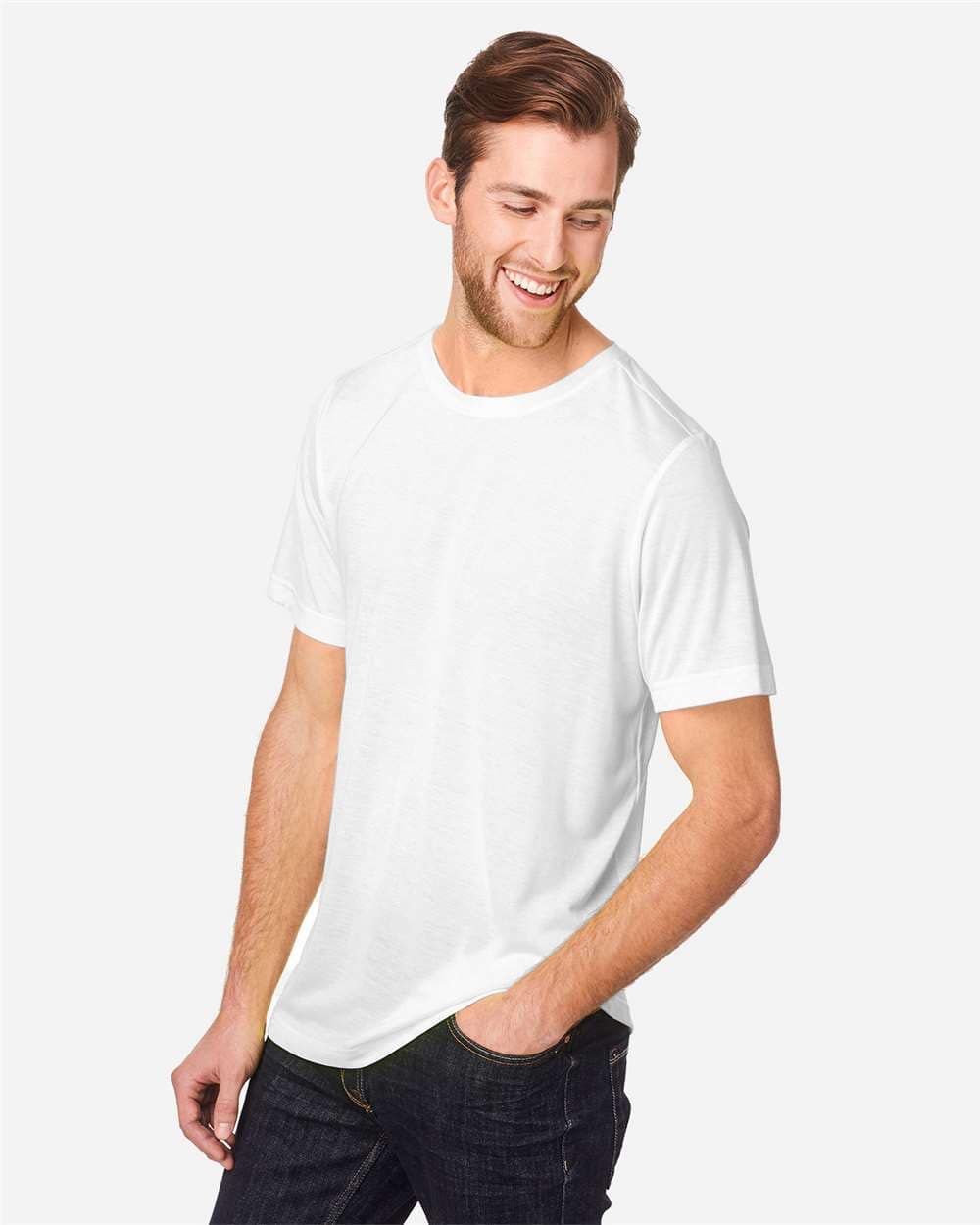 Unisex Tall Fusion ChromaSoft™ Performance T-Shirt - CE111T - Image 2