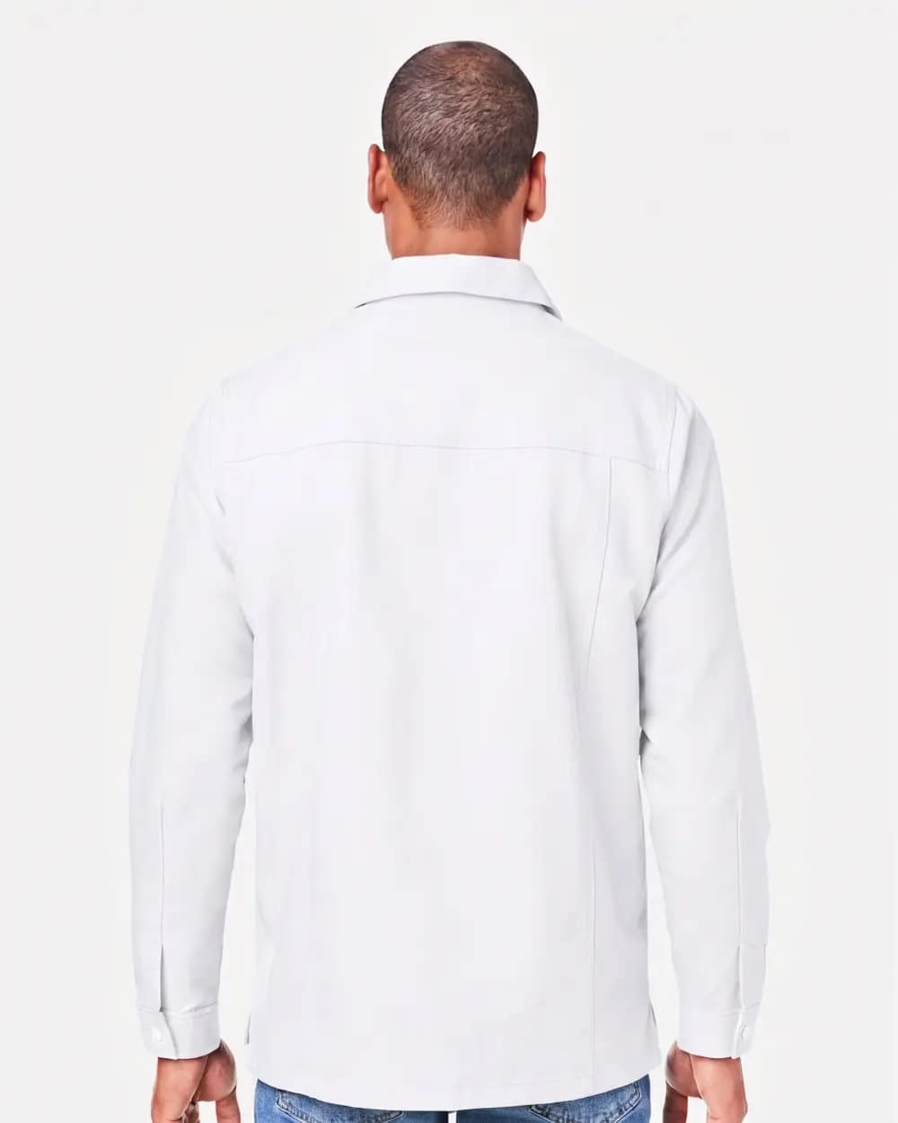 Unisex Flex Twill Overshirt Jacket - M72 - Image 3
