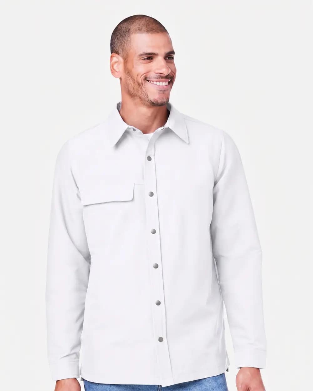 Unisex Flex Twill Overshirt Jacket - M72