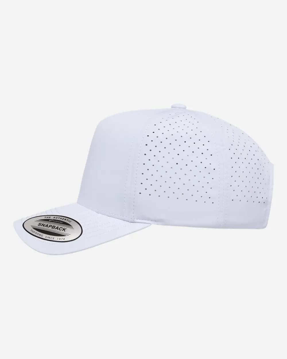 Five-Panel Snapback with Perforated Cap - 5389AP - Image 2