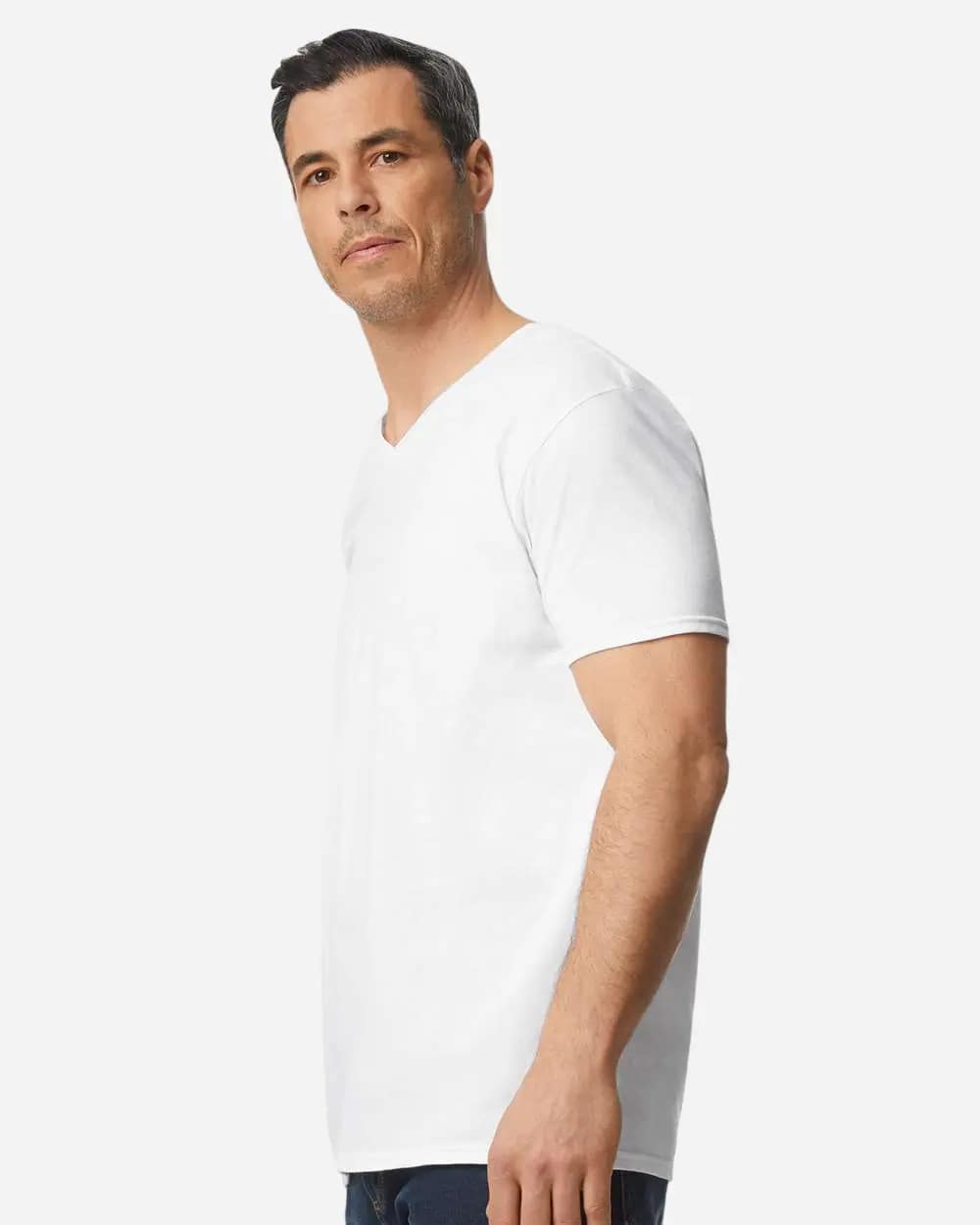 Unisex Softstyle® V-Neck T-Shirt - 64V00 - Image 2