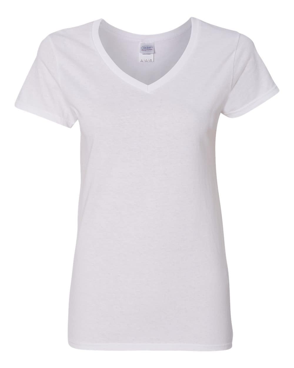 Women's Heavy Cotton™ V-Neck T-Shirt - 5V00L - Image 3