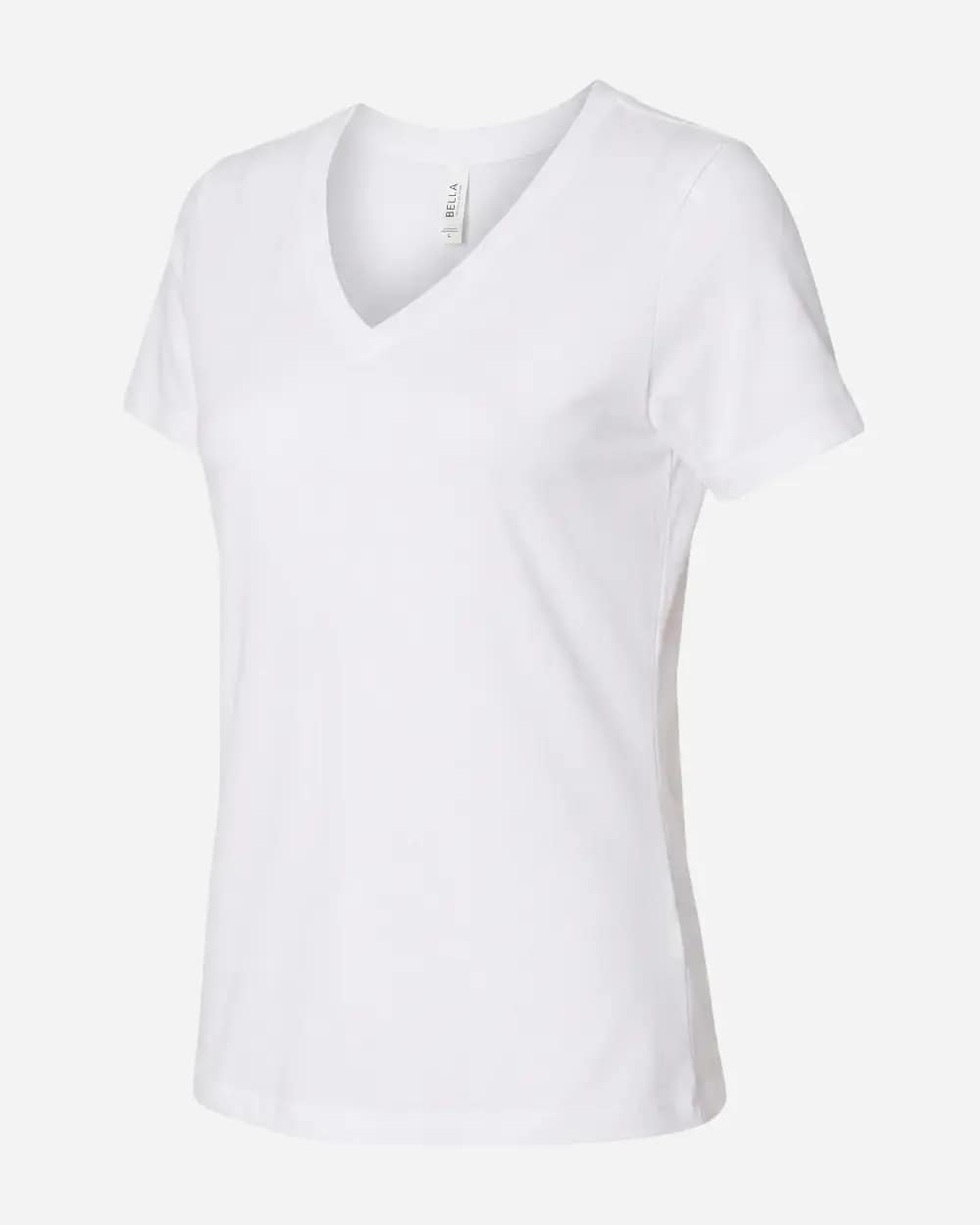 Women's Relaxed Heather CVC V-Neck Tee - 6405CVC - Image 2