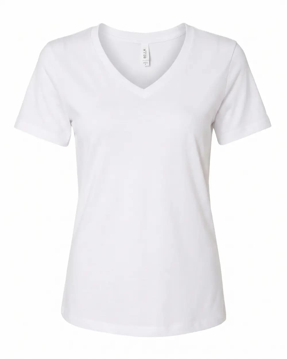 Women's Relaxed Heather CVC V-Neck Tee - 6405CVC - Image 3