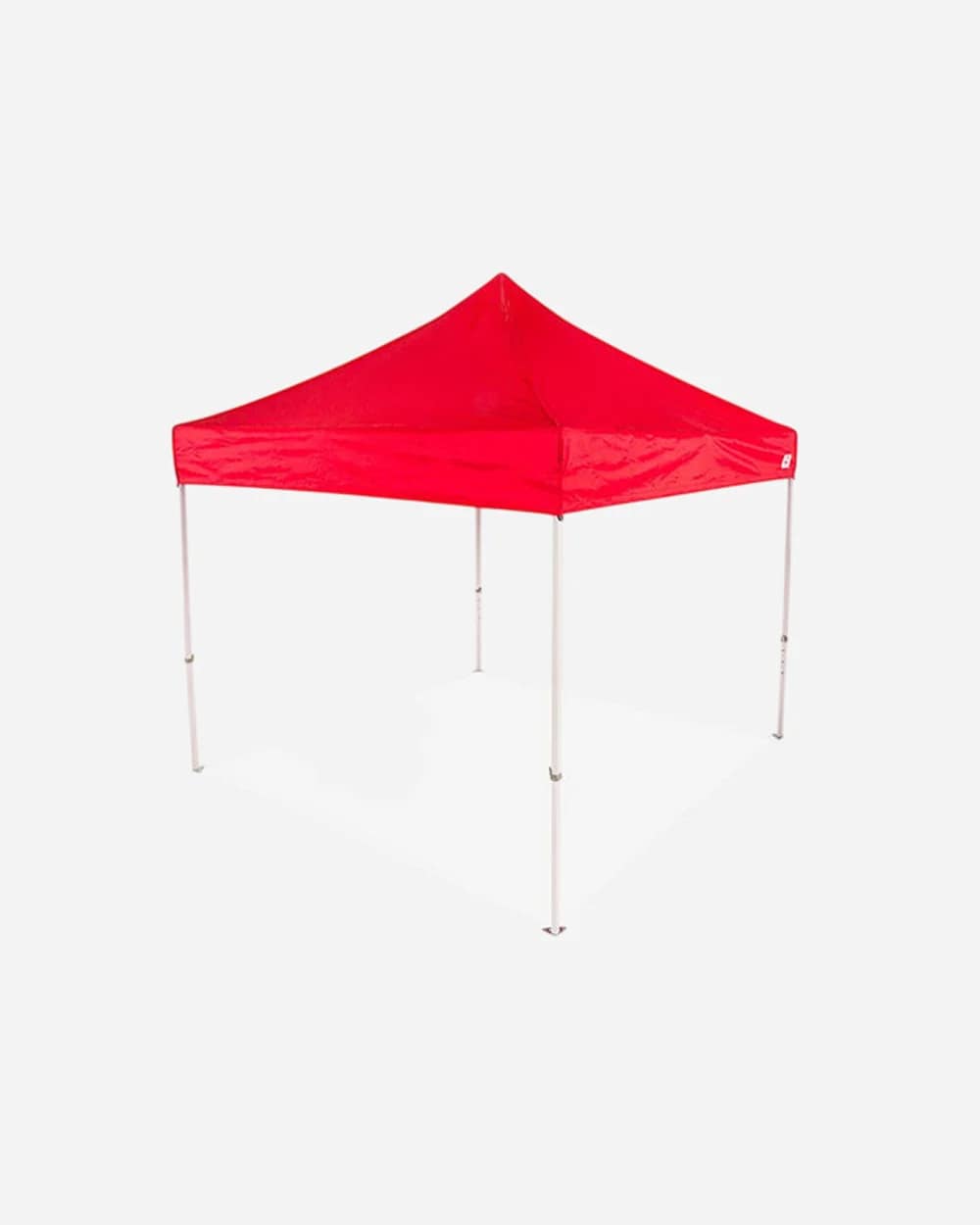 8x8 Industrial Steel Pop Up Canopy Tent - DS - red