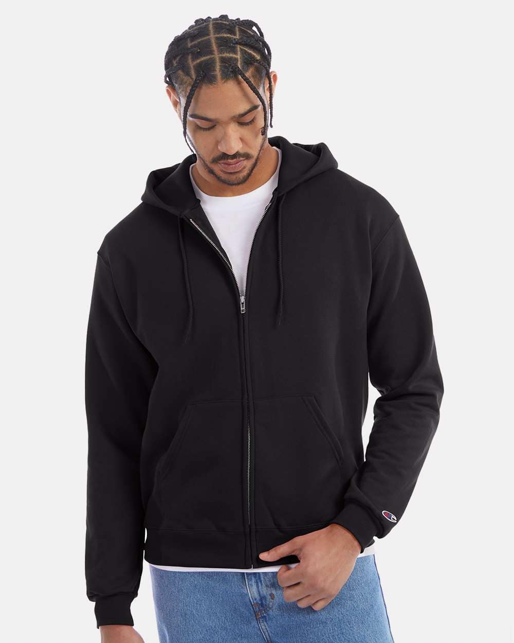 Unisex Powerblend® Full-Zip Hooded Sweatshirt - S800