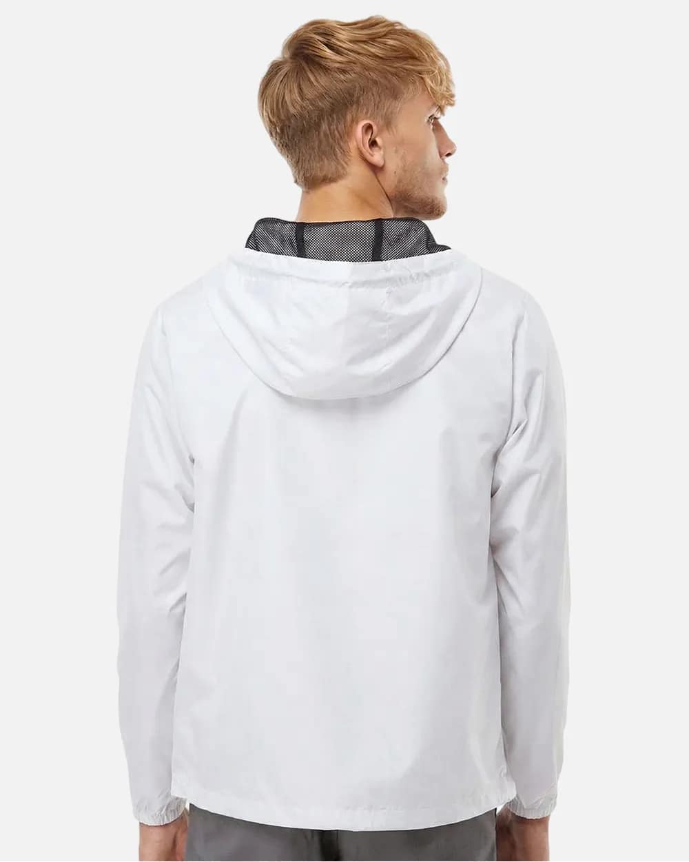Unisex Lightweight Quarter-Zip Windbreaker Pullover Jacket - EXP54LWP - Image 3