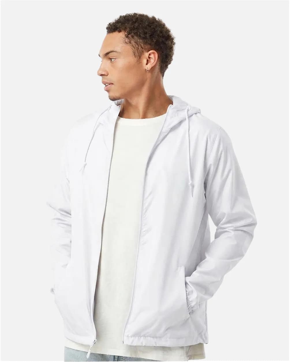 Men's Lightweight Windbreaker Full-Zip Jacket - EXP54LWZ